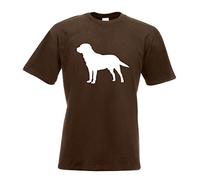 Kiwistar - T-Shirt - Chocolate - Labrador Hund Retriever Motiv Bedruckt Funshirt Design Print - mit Motiv bedruckt - Funshirt Design - Sport - Freizeit - Herren - XL
