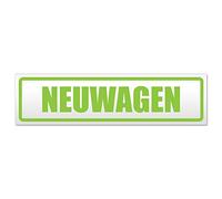 Kiwistar - Targa magnetica con scritta in lingua tedesca "Neuwag"
