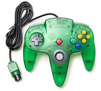 KIWITATA Classic N64 Controller, Retro N64 Wired Gaming Remote Joystick Controller di Ricambio per N64 System Videogiochi Console Verde Chiaro