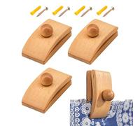 Kixolazr Appendino Per Arazzi | Set Di 4 Supporti In Legno Per Ornamento Murale | Accessorio Decorativo Versatile Per Casa Camera Albergo Ufficio