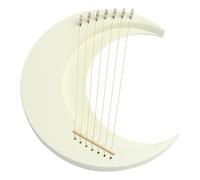 Kixolazr Arpa a lira a,arpa a lira a corde | Lyre Harp Moon 7 corde Lyre Piano | Strumento musicale a Strumento arpa portatile con chiave per accordatura per gli amanti della musica