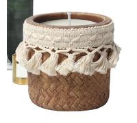 Kixolazr Barattoli Vuoti Per Candele, Bocca Larga Decorazione Per La Casa Con, Per Candele Profumate Decorazione Per Scrivania, Per Scaffale Cucina Soggiorno Ufficio Bagno Hotel Matrimonio Famiglia