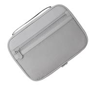 Kixolazr Custodia organizer per caricabatterie, borsa per la gestione dei cavi, custodia organizer da viaggio, borsa portatile per cavo, caricabatterie, telefono, auricolari, grigio, Refer to