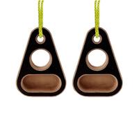 Kixolazr Hangboard per arrampicata su roccia, attrezzatura portatile per fitness, per appassionati di allenatori, donne, uomini, adulti, atleti, principianti, professionisti, giocatori, appartamenti