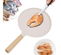 Kixolazr Padella | Padella Antiaderente 24 Cm | Conduzione Rapida del Calore con Manico Ergonomico Pentole per Cucina a Gas Elettrico Forno | Per Cucina Casa Ristorante Campeggio