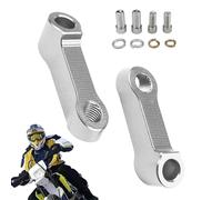 Kixolazr Prolunghe per specchietti per moto, Supporto per specchietti per moto,Adattatore per specchietto moto | Prolunga per riser per montaggio specchietto moto, per la modifica in lega di
