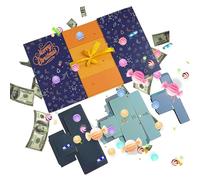 Kixolazr Scatola Conto Alla Rovescia Natale,Calendario 'Avvento da Personalizzare per Ventiquattro Giorni | Contenitori Pieghevoli Forme Diverse Stagionale per Gioielli Cioccolato Torrone Caramelle