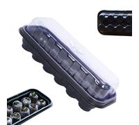 Kixolazr Vassoio di germinazione, 12 celle riutilizzabile, kit 2 in 1 per la coltivazione di piante in serra, per clonazione di propagazione serra, giardino, cortile, fattoria, coltivatori di fiori e