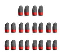 KIXZSAZ 10 paia di giochi per dispositivi mobili con punta delle dita Coperture per giochi touchscreen traspiranti resistenti al sudore Guanti per maglieria in fibra d'argento