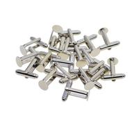 KIXZSAZ 20 gemelli rotondi resistenti agli urti, indeformabili ed eleganti, con montatura in rame anticorrosione, base da 8 mm, miglior regalo