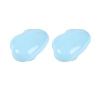 KIXZSAZ 2x Maniglie per cassetti per armadietti dei cartoni animati Impugnatura comoda per maniglie per porte di guardaroba per bambini in ceramica a foro singolo Nuvole, Nuvole azzurre