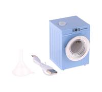 KIXZSAZ Accessori per case delle bambole Mini lavatrice Promuove un divertimento creativo senza fine per stanze e scene di bambole Scatola della stanza o , Blu , 5.1x4.6x7 cm
