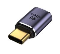 KIXZSAZ Adattatore per Cellulare di Tipo C in Lega 100W Placca 8K 120HZ 7680x4320 Convertitore di Ricarica per Trasmissione di File Audio, Tipo da Maschio a femmina1