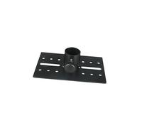 KIXZSAZ Adattatore per supporto per asta di inserimento per cabinet per altoparlanti, supporto girevole in acciaio, per sistema di montaggio per strumenti