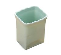 KIXZSAZ Affettatrice per fragole a forma di tazza, elegante gadget da cucina, pressa per fragole e banane, affettatrice in acciaio inossidabile, utensile da cucina creativo, verde