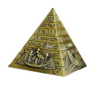 KIXZSAZ Aggiungi fascino alla casa con la statua di piramidi di metallo in stile Per unico squisito nella lavorazione Scelta regalo delle statue piramidi metallo