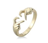 KIXZSAZ Anello di apertura regolabile da donna uomo gioielli decorativi in lega di zinco moda romantico regalo amicizia alla moda