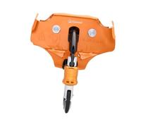 KIXZSAZ Attrezzatura portatile per arrampicata su roccia, puleggia per escursionismo resistente, 22 kN, accessorio per alpinismo, arrampicata su roccia, realizzata in lega di alluminio, dispositivo di