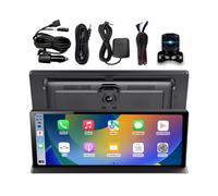 KIXZSAZ Auto wireless portatile Gioca ad Android Auto Funzione di tracciamento GPS opzionale Collegamento specchio Registrazione in loop APP telefono Collegamento WiFi, Con traccia GPS