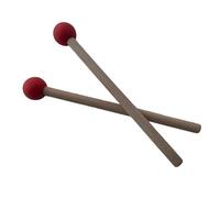 KIXZSAZ Bacchette per percussioni, mazze in gomma, xilofono a percussione, mazze per campane progettate per garantire comfort e prestazioni a qualsiasi musicista, bacchette in, Rosso, 18.5x2.5 cm