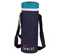KIXZSAZ Borsa termica impermeabile con isolamento per trasportare snack e bevande durante le esplorazioni all'aperto. Lo strato è realizzato in tessuto, Coperchio blu, 31x10 cm