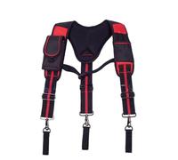 KIXZSAZ Cintura multitasche per attrezzi tipo Y Cintura da lavoro sospesa resistente e comoda per falegnami ed elettricisti conciatetti