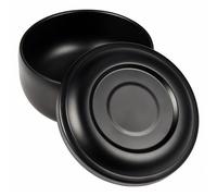 KIXZSAZ Ciotola da barba, contenitore per tazza da barba, ciotola per crema, adatta per uomo, realizzata in acciaio inossidabile, sapone in acciaio inossidabile per adulti, Giallo, 110x65mm