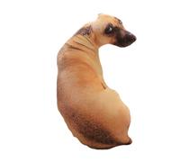 KIXZSAZ Coccole con cuscino comodo e morbido in poliestere a forma di cucciolo 3D Cuscino da tiro stampato per cani Coccole, segugio