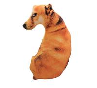 KIXZSAZ Coccole con cuscino comodo e morbido in poliestere a forma di cucciolo 3D Cuscino da tiro stampato per cani Coccole, cane autoctono