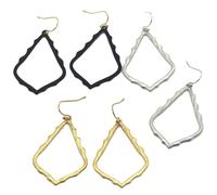 KIXZSAZ Confezione da 12 orecchini in acrilico nappe durevolezza fatto a mano squisito attraente design Per unico materiale premium goccia per le orecchie, blob di lega, formato libero