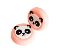 KIXZSAZ Confezione da 2 Cartoon Animal Gamepad Thumbstick Covers Joystick Anti-scivolo Caps Controller Accessori Sostituzione per PS5, Rosa