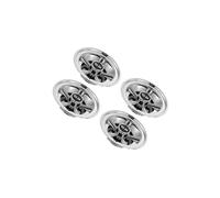KIXZSAZ Coprimozzi efficienti per golf cart Copriruota per golf cart sorprendenti Installazione facile da usare Copriruota per buggy Accessori universali facili da usare Tirare, argento, 8 pollici
