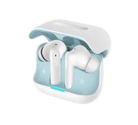 KIXZSAZ Cuffie Bluetooth con suono ad fedeltà e comode da indossare, controllo delle impronte digitali, cuffie Bluetooth wireless, bianco