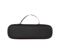 KIXZSAZ Custodia da viaggio antiurto per microfono leggero con tasca in rete per piccoli accessori, supporto portatile per microfono, altoparlante portatile