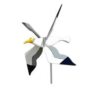 KIXZSAZ Deliziosi ornamenti da giardino con mulino a vento a forma di gabbiano per la decorazione del patio esterno