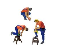 KIXZSAZ Diorama 1/64 Accessori per modelli Giocattoli per bambole Figure in miniatura squisite Scelte di artigianato raffinato per scenari paesaggistici, Set combinato 3x