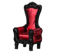 KIXZSAZ Divano singolo per casa delle bambole 1/12, modello di poltrona per bambole, modello di poltrona con schienale alto, per vari progetti di costruzione , rosso , 8.5x16 cm