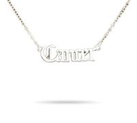 KIXZSAZ Dodici segni zodiacali lettera fascino costellazioni zodiaco collana fai da te comodo ciondolo per i regali del festival dell'amante, Argento Cancro