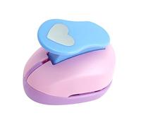 KIXZSAZ Ecc. Macchina perforatrice per carta premium preferita dagli artigiani per scrapbooking e creazione di biglietti, creazione di biglietti, Cuore, 2.3 centimetri