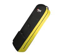KIXZSAZ Elegante borsa da viaggio da golf con ruote per il vettore di stoccaggio per spedizioni Easy Airlines, Giallo