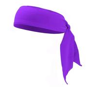 KIXZSAZ Fascia da corsa Regolabile Fitness Back Sweat Bands Accessori per lo styling dei capelli ad asciugatura rapida Regali di karate per il basket da tennis, Viola