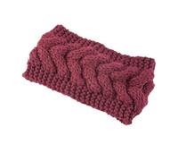 KIXZSAZ Fascia invernale da donna Protezione per la testa antivento Scalda orecchie Protezione per il viso in stile semplice Accessori per capelli per ragazze, Rosso porpora