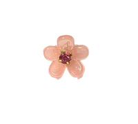 KIXZSAZ Fermaglio per capelli Artiglio Plastica Resina Fiore adorabile Tornante Scuola per viaggi Foto Bang Morsetto Copricapo per lo styling portatile, Roze Kristal
