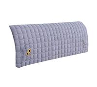 KIXZSAZ Fodera per testiera in morbido velluto a coste Imbottitura spessa per un comfort Fodera per testiera Queen Fodera per testiera completa, Gary, 180x65 cm