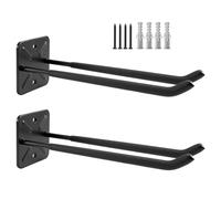 KIXZSAZ Gancio per garage resistente progettato con guaina protettiva in PVC per riporre gli attrezzi da giardino e ottimizzare lo spazio in modo efficiente. Gancio per attrezzi