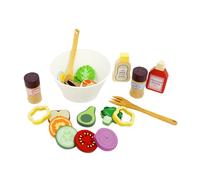 KIXZSAZ Gioco di finzione per l'insalata: rende l'apprendimento divertente e incoraggia un'alimentazione sana attraverso giochi di finzione da cucina