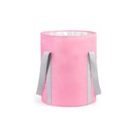 KIXZSAZ Home Salon Portable Foot Soaking Bag Campeggio Escursionismo Piedini pieghevoli a 5 strati Secchio da bagno Sanità Accessori per la cura del corpo, Rosa, Di grandi dimensioni