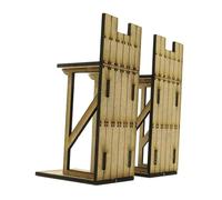 KIXZSAZ I modelli di edifici di fortezze in Per scala 1/72 offrono opportunità di esplorazione creativa con un'esperienza di apprendimento tramite, piccolo angolo retto, 8-12 cm