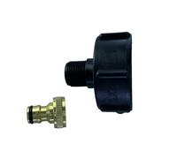 KIXZSAZ IBC Garden Container Connettori per capezzoli in Ottone Sostituzione barili Portatili S60x6 Adattatore Giardinaggio Sostituzione di Parti, Rame da 3/4 di Pollice