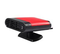 KIXZSAZ Il ventilatore avanzato per calda con riscaldatore per auto surriscaldato soffia sia il vento naturale che vento caldo Ventola del riscaldatore ABS, rosso